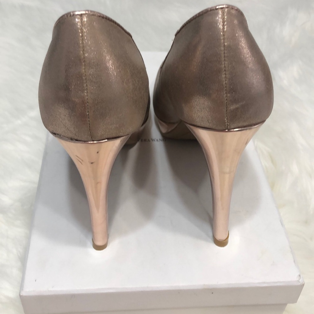 Rampage rose gold tone Sparkly heels size 8.5 - Picture 4 of 8